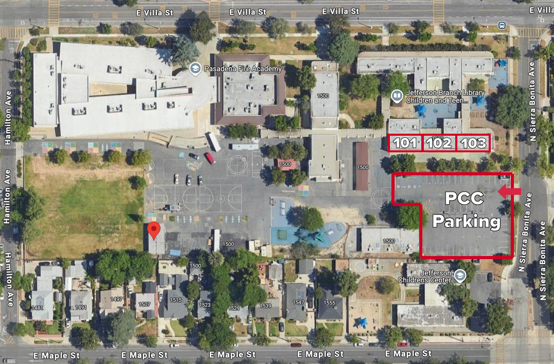 JTC Parking Lot Map