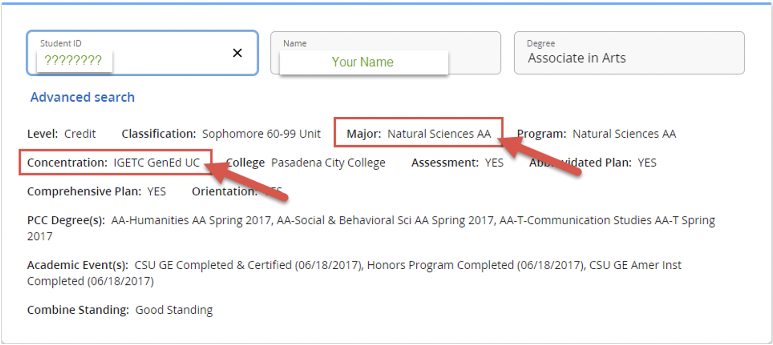 How To View Your Degree Audit In Lancerplan - Counseling - Pasadena City  College
