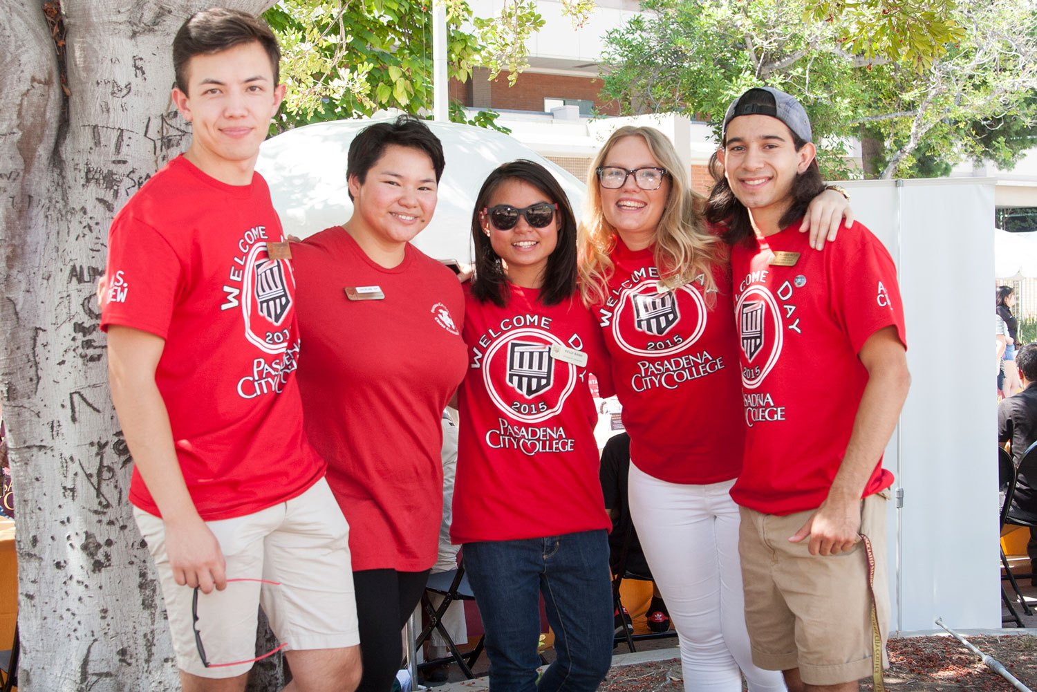 New students at PCC's welcome day.