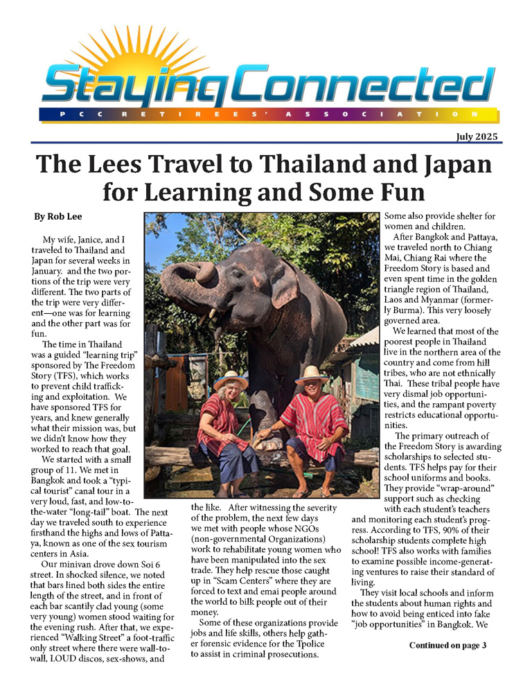 Retirees Newsletter July 2025 PDF
